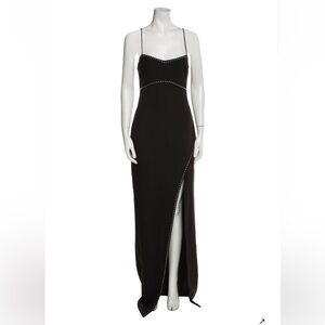 Likely Black Maxi Dress with Silver Accents